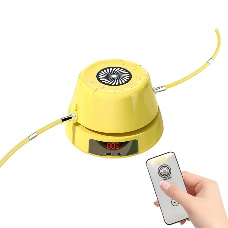 Smart Jump Rope Machine Auto Count Electric Motorized Fitness Trainer For Adults Kids Portable Home Exercise Equipment