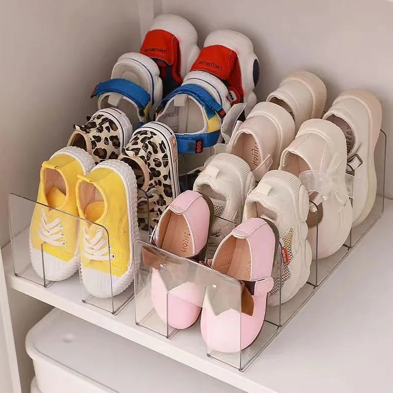 Baby shoe storage rack Shoe shelf Acrylic box Entry Baby shoe cabinet Children shoe box Large capacity cabinet to save space