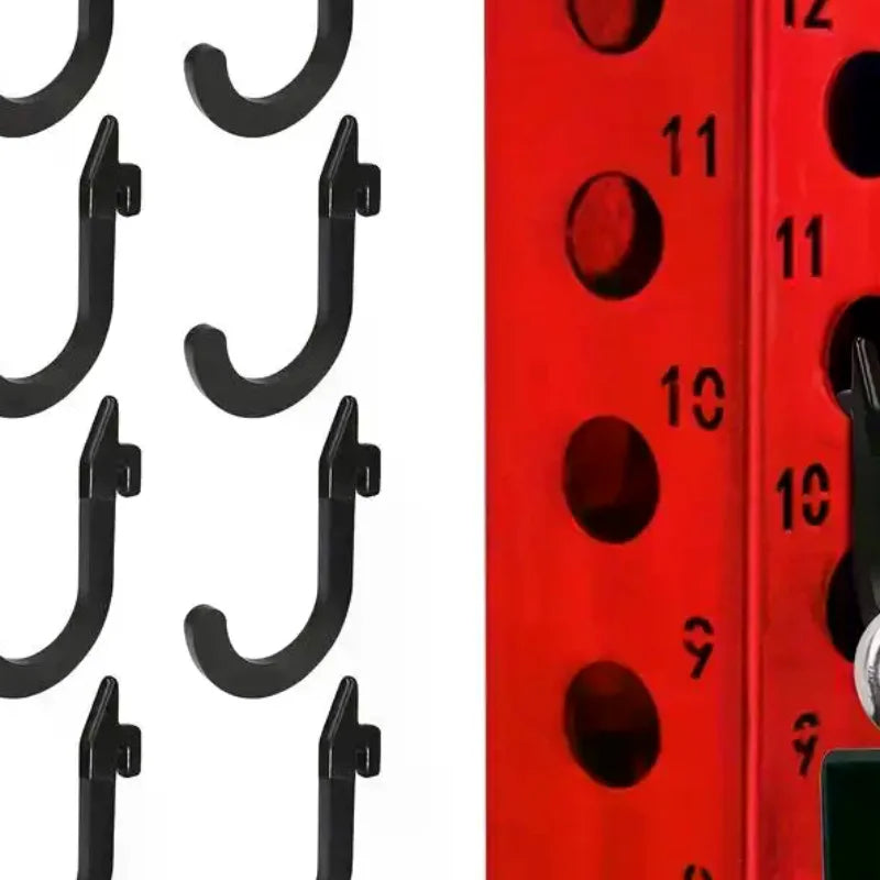 Squat Rack Holder Attachments For Home Gym Storage Heavy Duty Weight Rack Holder With Storage Hook Perfect Gym Accessories