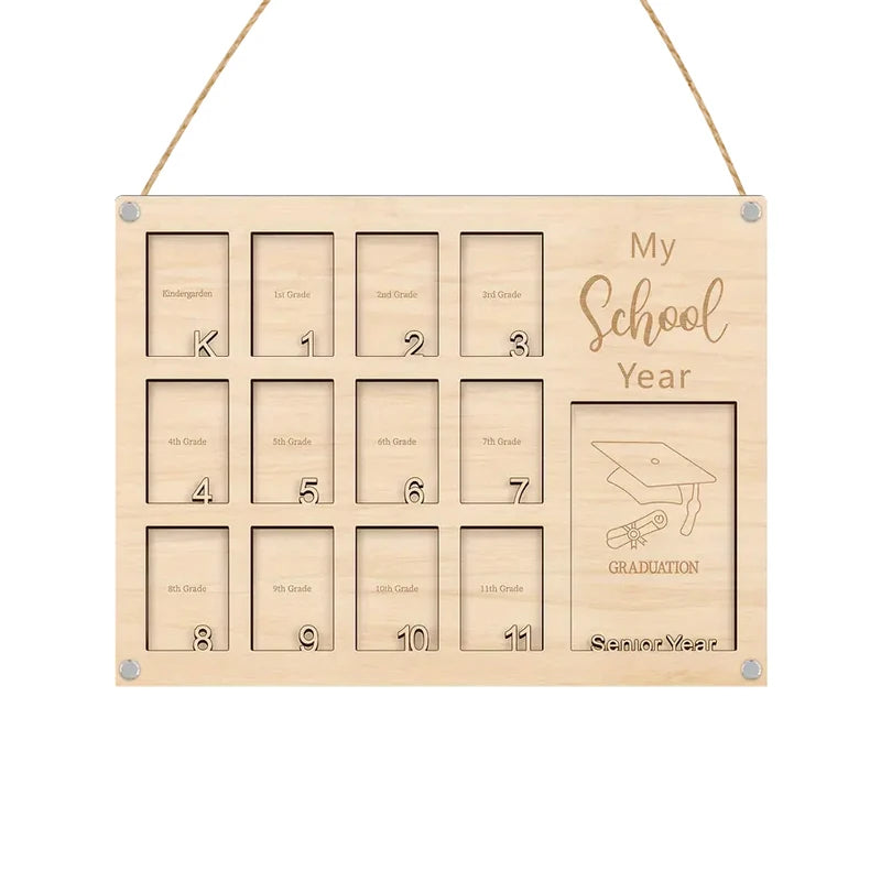 Graduation Year Photo Frame Senior Year Wooden Photo Frame Back To School Graduation Party Decorations Graduation Photo Frame