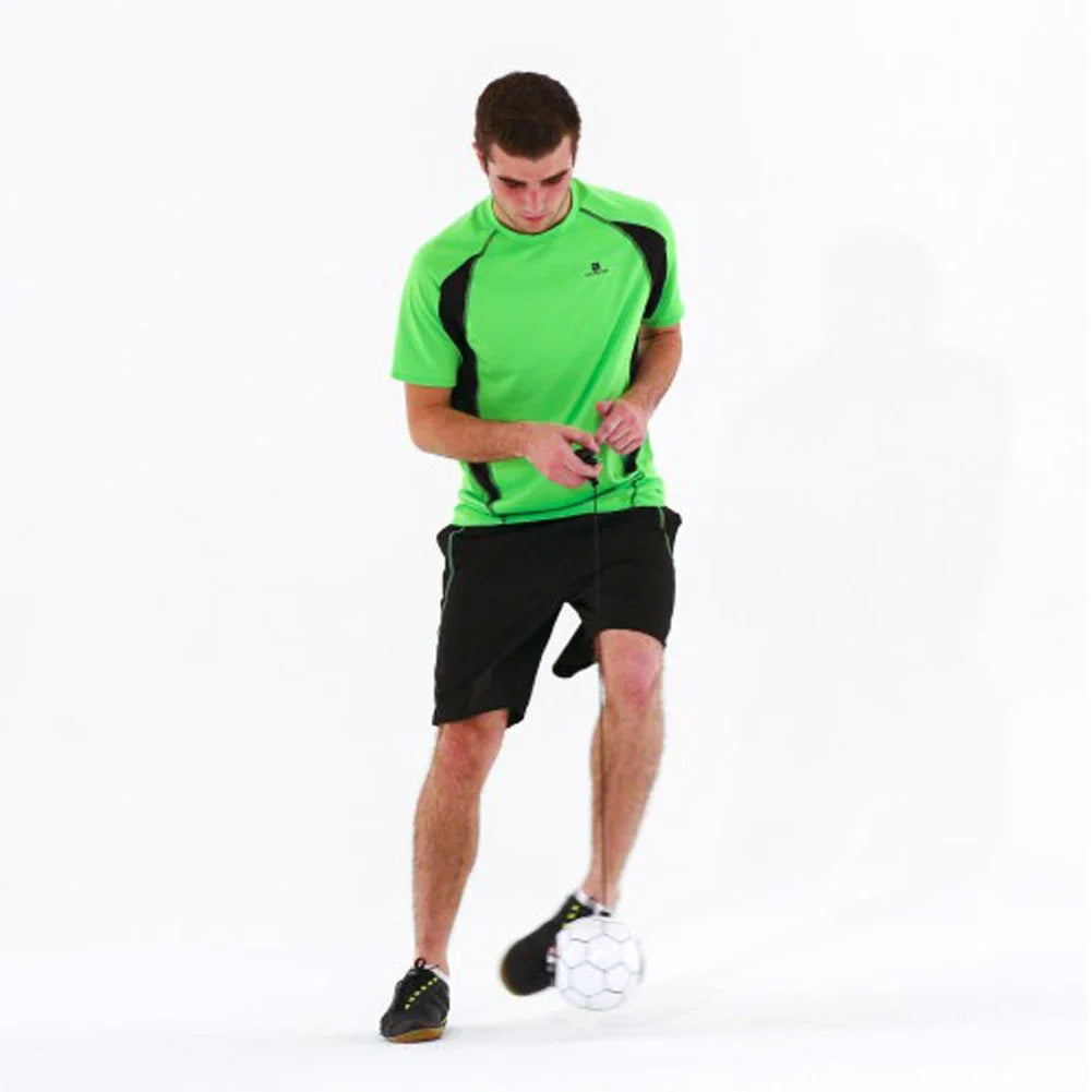 Football Training Ball Kick Soccer Ball  Size 2 Football Rope Touch Solo Kick Beginner Trainer Practice Equipment Standard