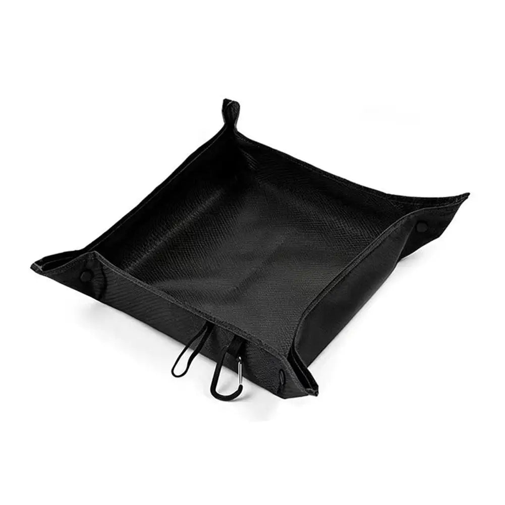 Camping Lightweight Folding Storage Mat,Mini Hiking Seat Mat, Waterproof Camping Gear Tray With Carabiner For Hiking Backpacking