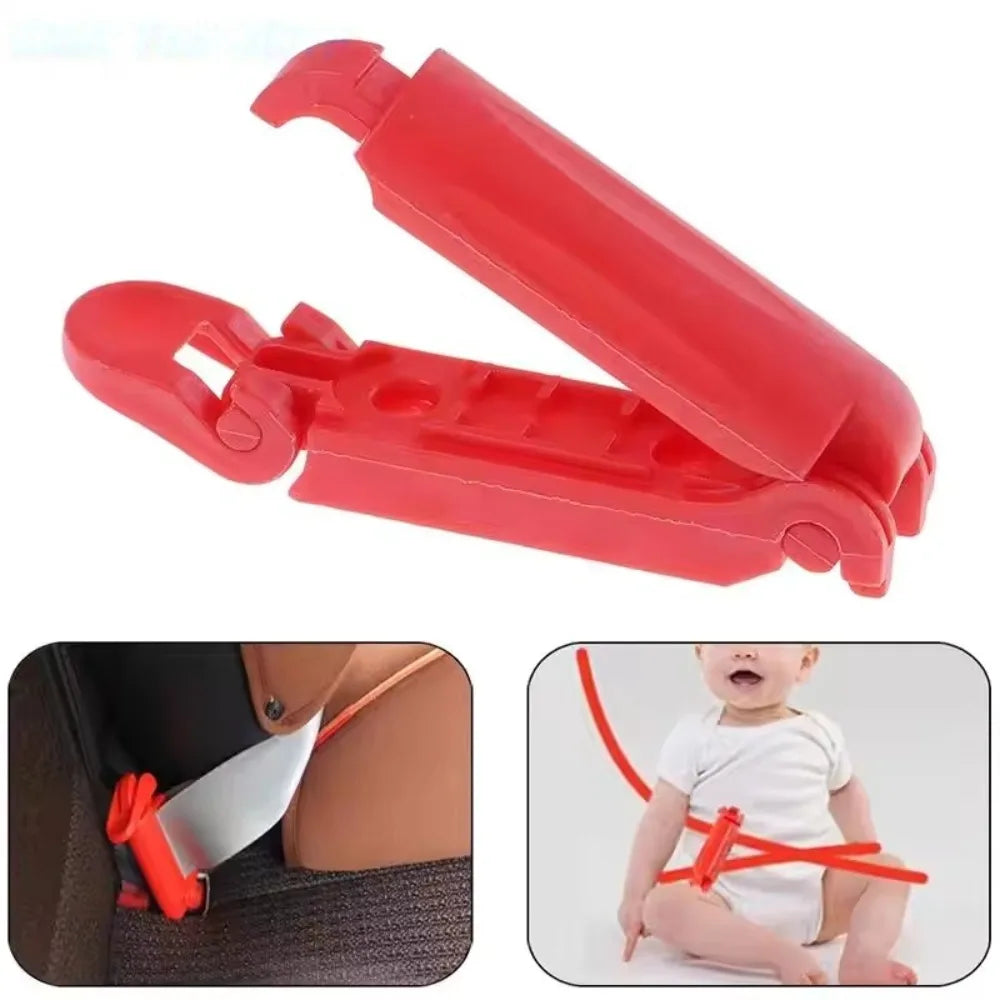 Baby Safety Belt Seat Child Toddler Fitted Plastic for Slip-Resistant Buckle Lock Fixed Prevent Retraction Auto Care Interior