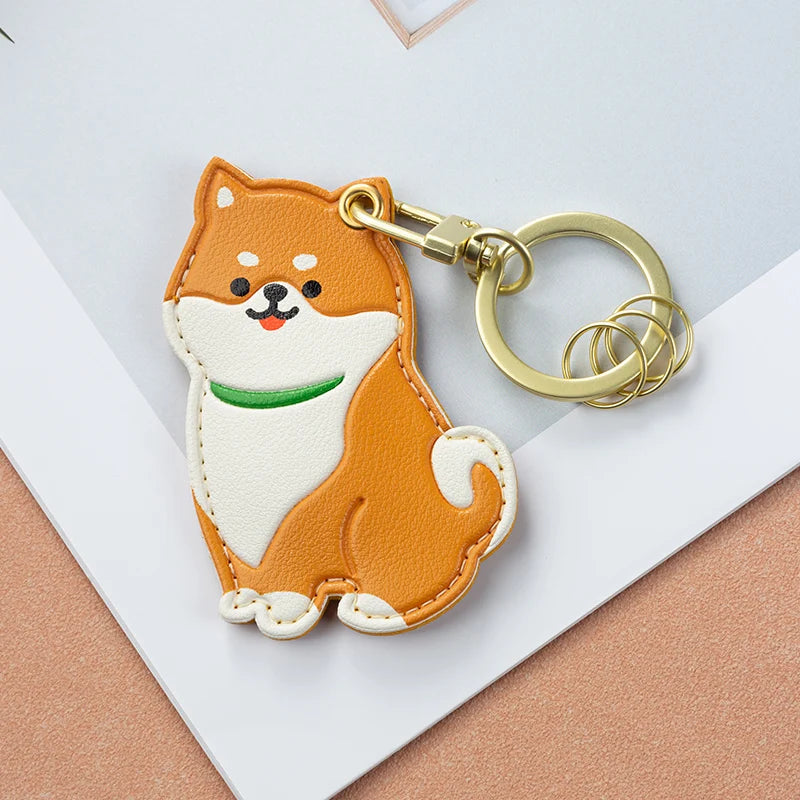 Cute Puppy Keychains Girl Boy Mini Kitty for Car Key Chain Ring Holder Gift Cat Bag Purse Charms Pendant Jewelry Accessories