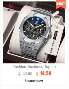 Silver-toned stainless steel Megir military quartz chronograph watch with black dial three sub-dials and chenao brand logo on bezel featuring brown leather strap.