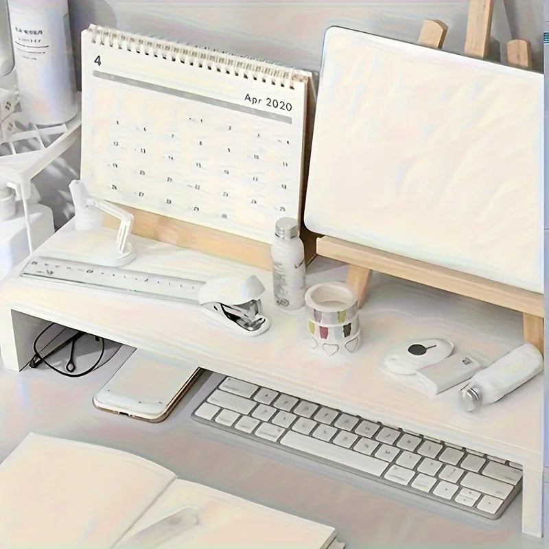 Computers with Elevated Shelves, Laptops with Elevated Shelves, Office Desk Storage Racks, Desktop Storage Racks, Home Dormitory