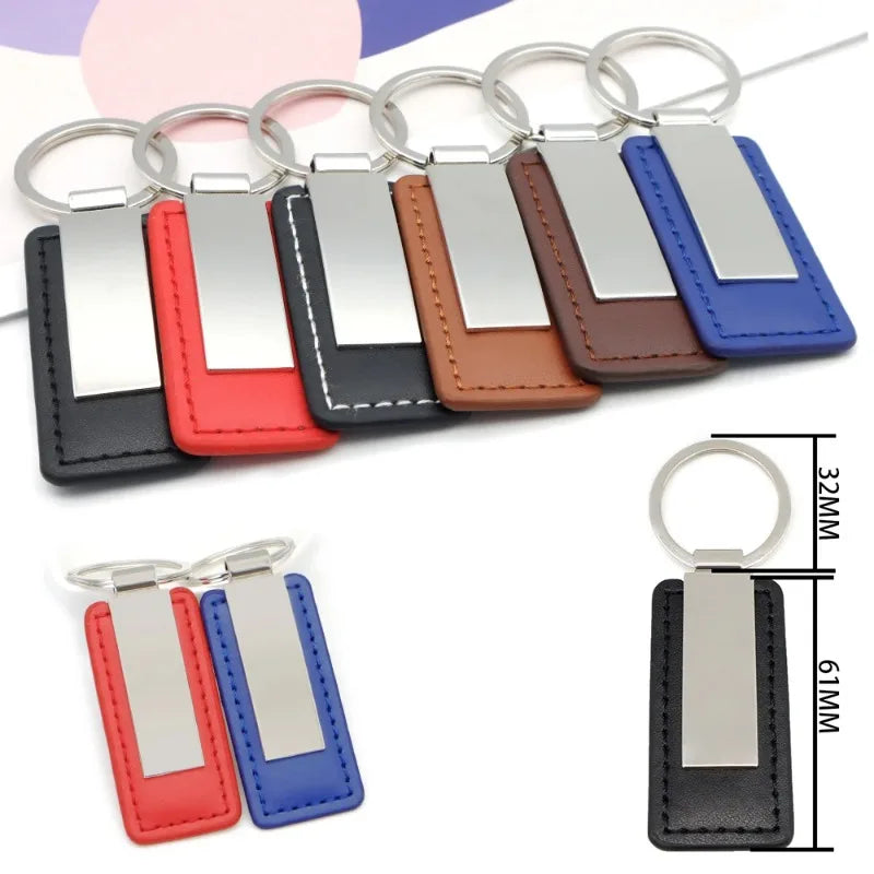 Personalized Couple Keychain Gift – Heart Matching Keyring for Him Her Anniversary Love Keepsake Custom Name PU Leather Chain