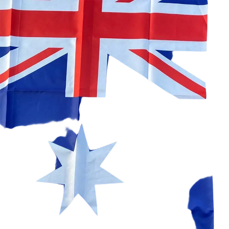 90x150cm australia national flag hanging polyester printed with deep blue field red white cross and seven-pointed star