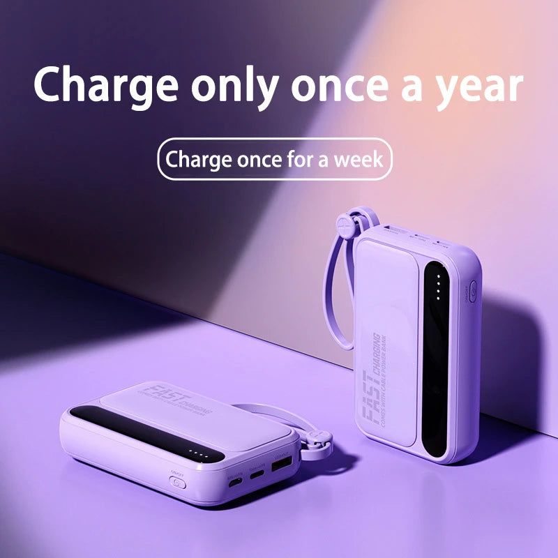 OnePlus 30000mAh Power Bank BuiIt in 4 Lines Super Fast Charging Large Capacity Portable External Battery for All Phones Android
