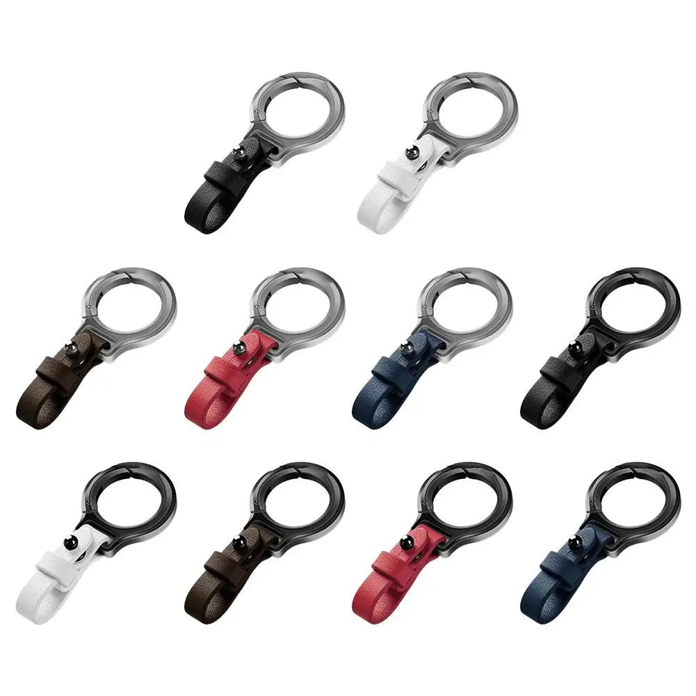 Luxury Key Chain Fashion Keychain Durable Leather For Car Key Ring Holder Horseshoe Buckle Gift Accessories Personalized Car Key