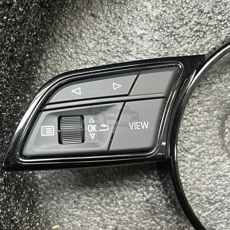 For Audi A4 B9 A3 8Y, Car AccessoriesSteering Frame Suitable  Equipped With Multifunctional Buttons, Steering Wheel Accessories