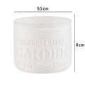 Flower Pot Round Planters Succulents Plant Pot Office Desktop Balcony Home Garden Decoration Outdoor Potted