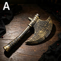 Halloween Haunted House Costume Props, Unsharpened Plastic Bloody Knife, Chainsaw, Bronze Axe—Festival Horror-Themed Accessories