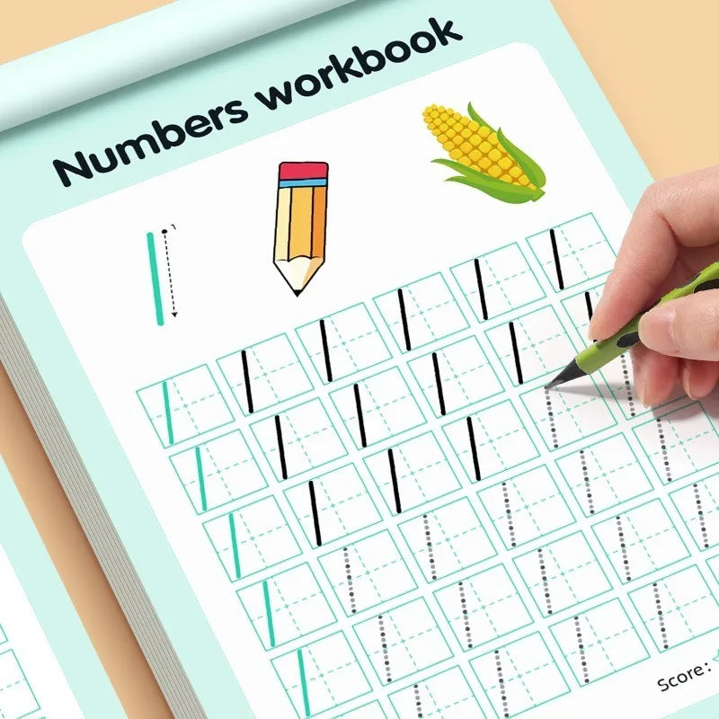 48Page Numbers 0-100 Practice Book Handwriting Practice Book、Math Learning Copybook 、Math for Homework  Back to School Supplies