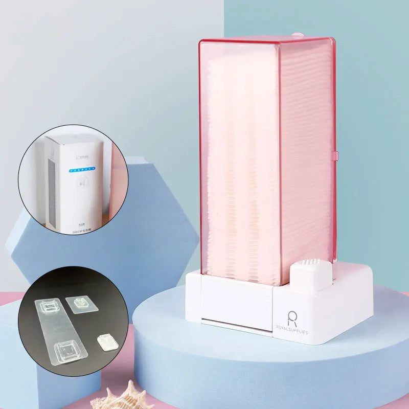 Automatic Cosmetic Cotton Box Press Type Dustproof Makeup Remover Cotton Pad Storage Dispenser Home Gadgets