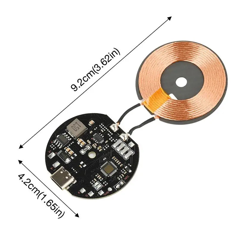 20 Watts Rapid Wireless Charging Board, Mobile Phone Vehicle Charger, High Power 12V/24V Transmitter
