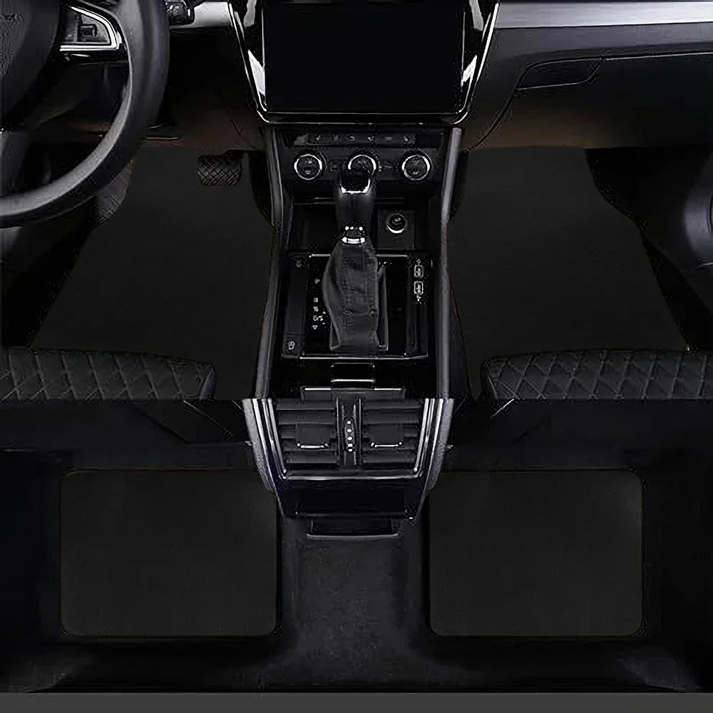Car Floor Mat Front & Rear Automotive Carpet Floor Mats For Auto SUV Sedans Vans Accessories Dirt and Wear-resistant