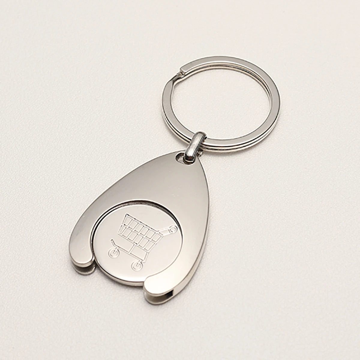 Personalized Keychain Custom Lettering Shopping Cart Pluggable Design High Quality Key Chain for Car Key Ring Holders Wholesale