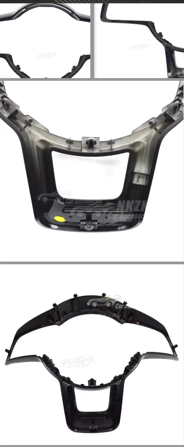 Black plastic dashboard trim bezel showing the back side for VW Golf 7 Mk7 GTI steering wheel trim and mirror housing.