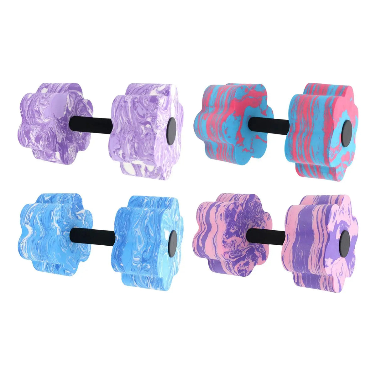 Aquatic Exercise Dumbbell for Men Women Pool Resistance Swim Training Equipment Swimming Accessories EVA Foam Water Dumbbell
