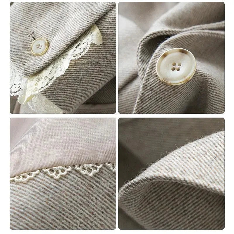 2025 New Women Blazers Jackets Long Sleeve Elegant Office Lady Fashion Outerwear Vintage Fashion Single Breasted Female Coats