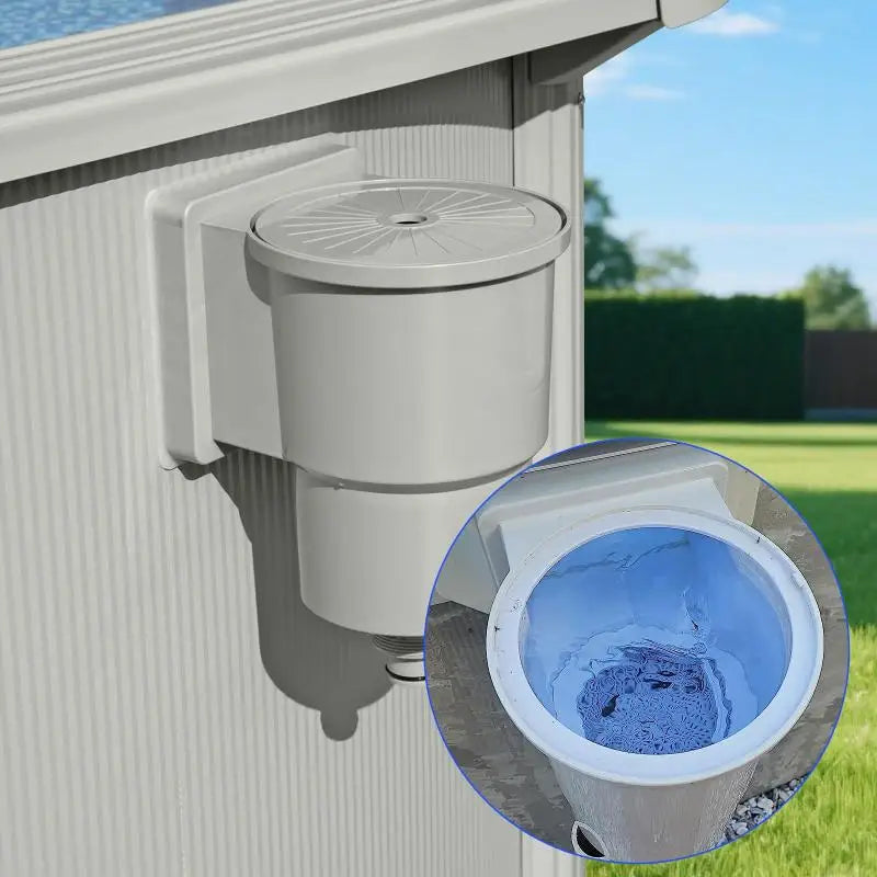 Swimming Wading Sports Pool Cleaning Accessories Skimmer: 2Pcs Wall Drainage Filter Basket