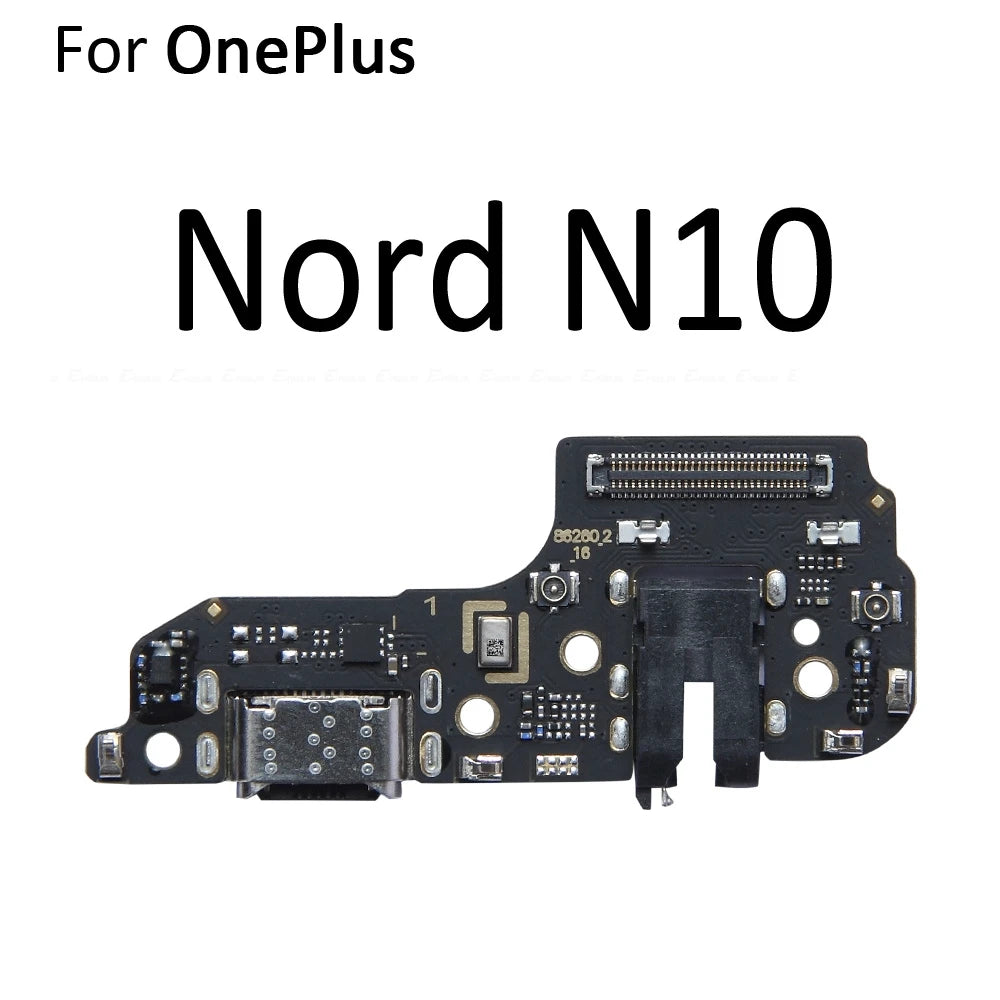 USB Charging Port Dock Plug Connector Charger Board Flex Cable Parts For OnePlus Nord 2 2T N10 N20 SE N100 N200 N300 5G