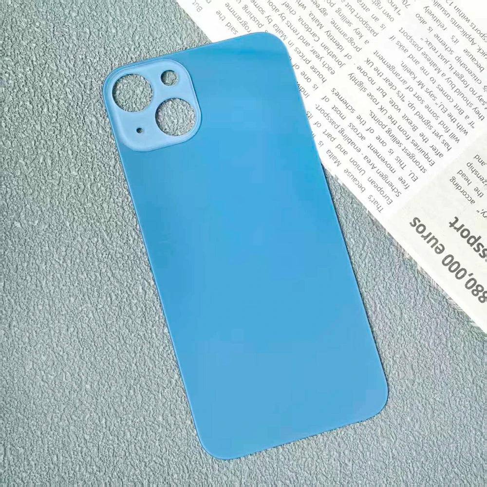 High Quality 6.1'' Replacement Back Glass Case For iPhone 13 Rear Cover Glass Big Camera Hole Back Housing Cover Repair Parts