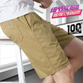 Men Wear Pure Cotton Thin Straight Loose Casual and Versatile Five-point Pants in Summer