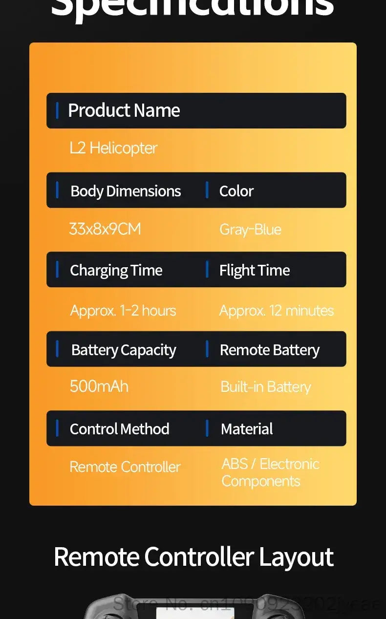 Gray-blue remote control helicopter featuring abs material and electronic components with 8k camera for high-resolution aerial footage.