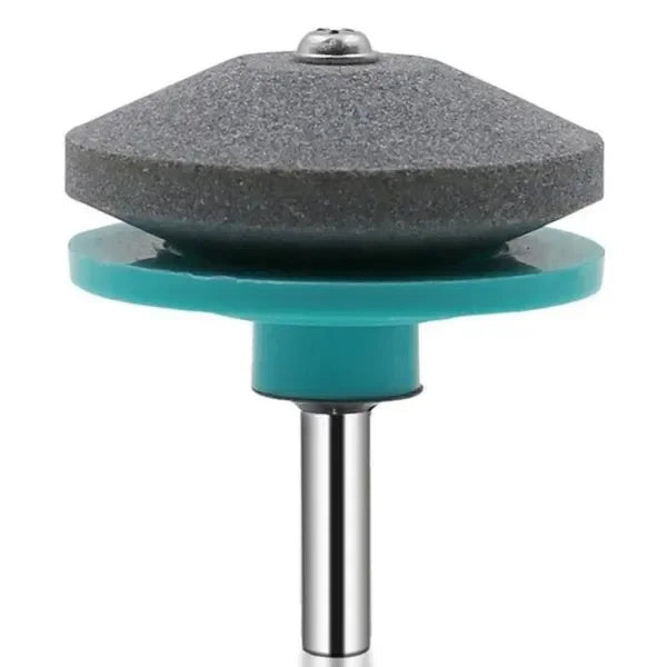 50mm Lawn Mower Sharpener Blade for Power Hand Drill Knife Sharpening Stone Grindstone Grinding Tool Garden Whetstone Sander