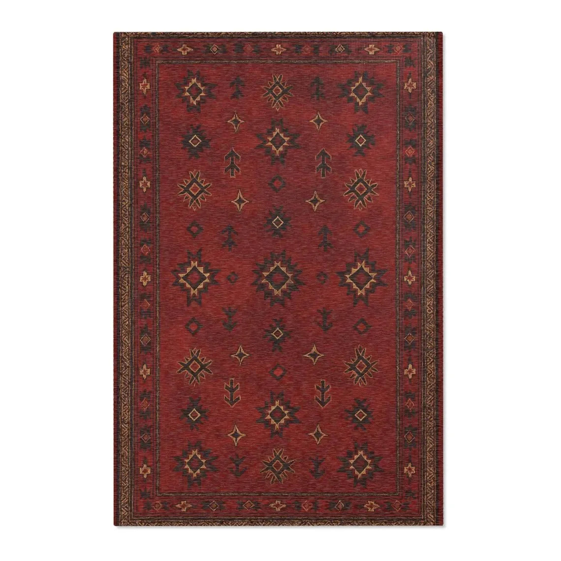 Vintage Turkish Area Rugs Bohemian Style Carpets for Living Room Bedroom Bathroom Decor Home Anti-slip Floor Mat