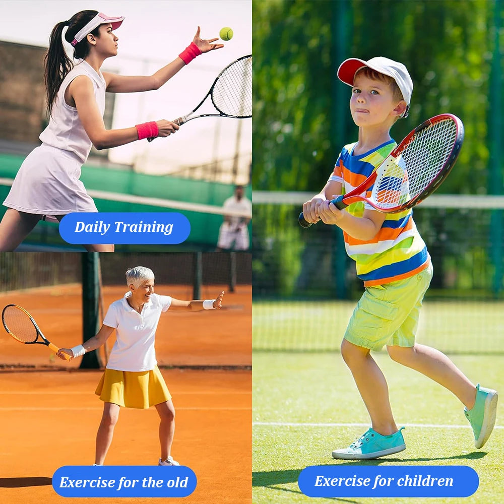 Tennis Training Ball with String & Rebound Baseboard Self Practice Tool Beginners Sport Exercise Solo Tennis Training Equipment
