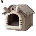 Foldable Pet House Removable Washable Durable Cat House Puppy Sofa Pet Bed House For Extra Small Dogs And Cats Winter Warm Mat