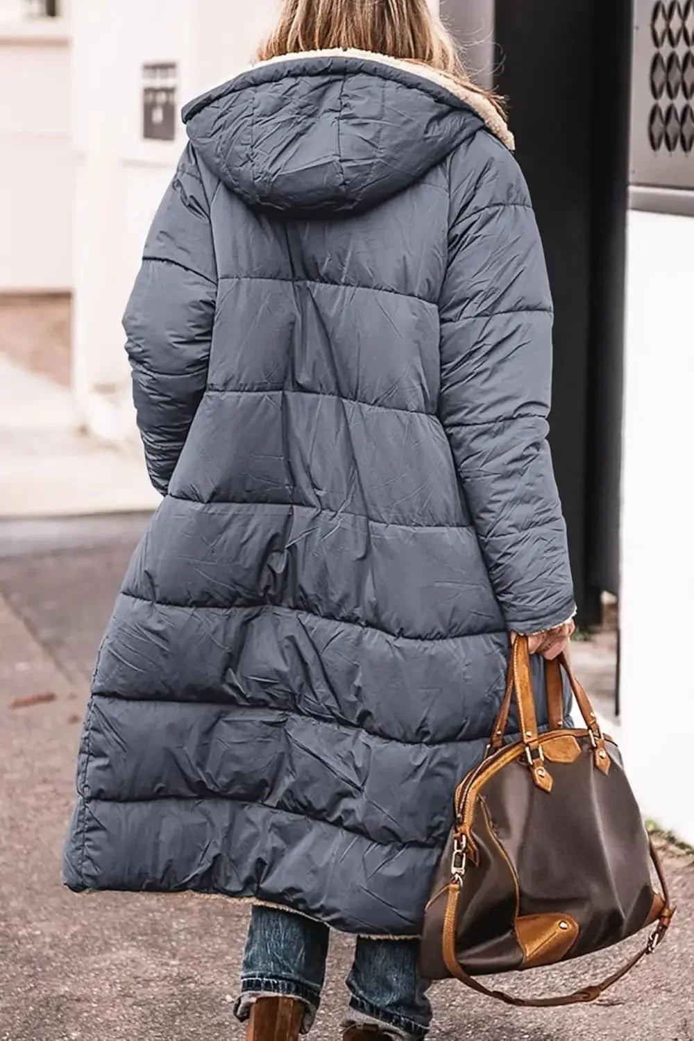 Women's 2024 Winter Fashion Clothes Oversized Shearling Fleece Long Coats Jackets