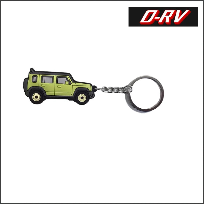 For 2019 2020 Suzuki Jimny JB64 Sierra JB74W Rubber Keychain Car Jimny Key Ring Key Chain Keyring Accessories Life Style