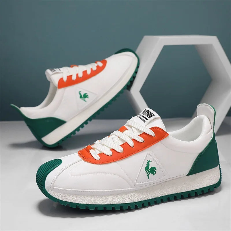2026New Men's Shoes Fashion Leather Casual Shoes Luxury Tennis Training Shoes Outdoor Sport Running Footwear Men Sneakers Tenis