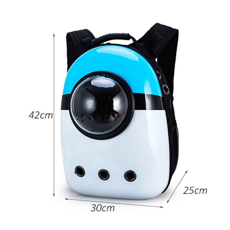 Outdoor Travel Puppy Cat Backpack Carrier Bag Breathable Pet Space Capsule Mascotas Supplies for Cats Goats Transporter Dla Kota