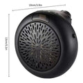 Home Plug In Cordless Space Heater Portable Electric Air Heater 400W Fast Heating Warm Fan Desktop for Winter Household Bathroom