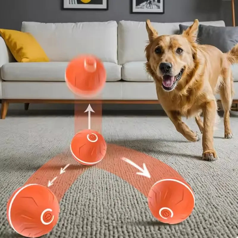 Pet Intelligent Gravity Bouncing Ball Dog Interactive Electric Smart Rolling Ball Dog Jumping Ball Pet Relaxation Sports Toys