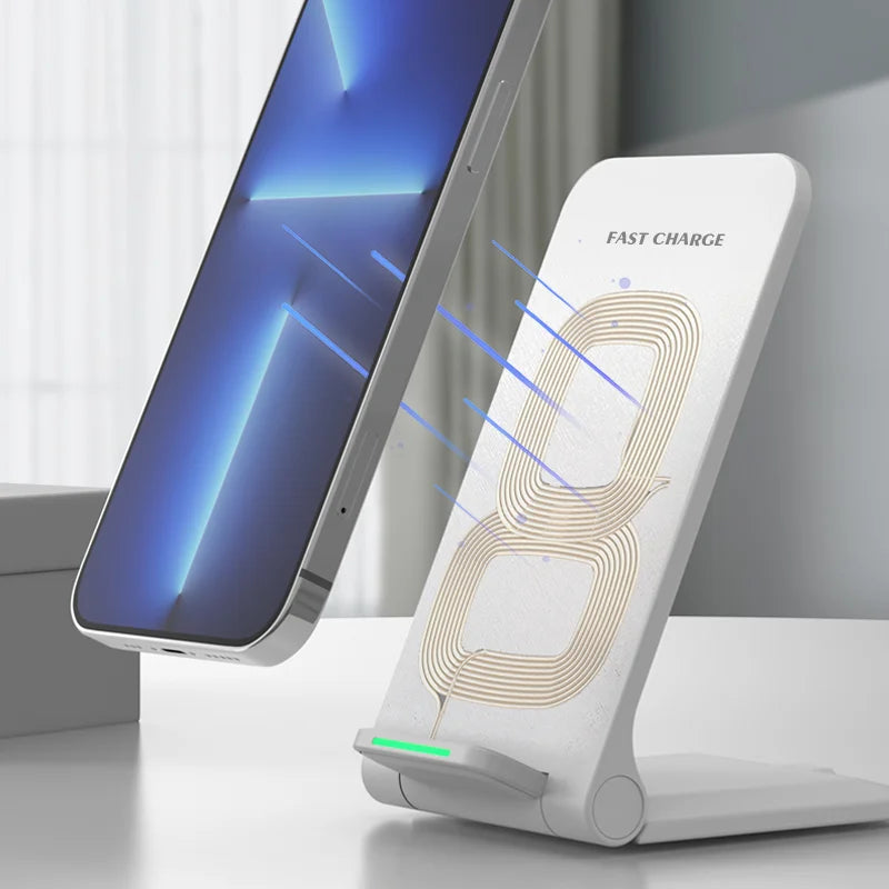 30w Wireless Charger For TCL 20 Motorola Edge 30 Ultra Ulefone Power 5 Macsafe Type C Induction Fast Wireless Charging Station