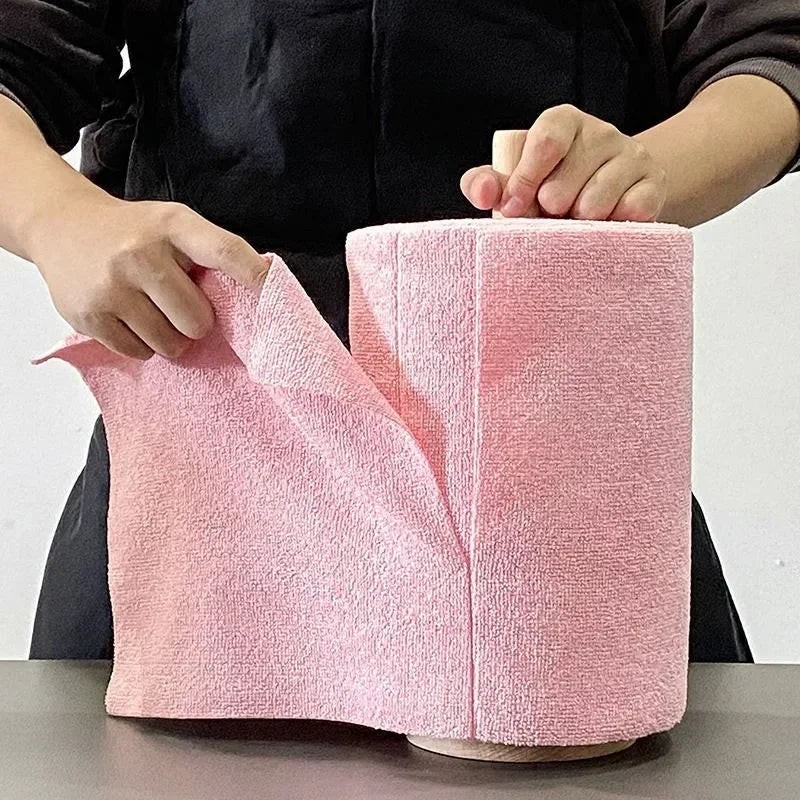 Kitchen Cloth Reusable Cleaning Erase Household Kitchen Cloth Towel Roll Rag Cleaning Tissue Replacement 1 Roll 20 Pieces