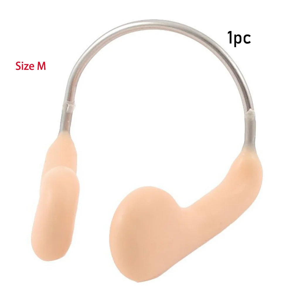 1/2/3pcs Steel Wire No-skid Soft Silicone Durable Water Sports Accessories Diving Tool Nose Clip Swimming equipment