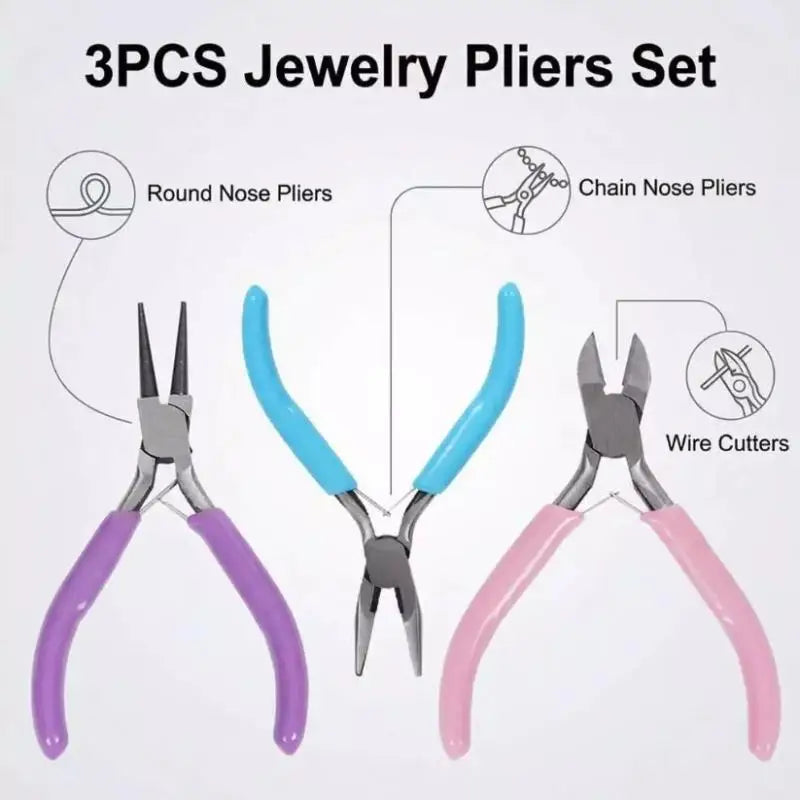 Jewelry Pliers Tool Set Jewelry Making Pliers Tools For DIY Bracelet Jewelery Making Supplies Handmade Jewelry Repair Tools