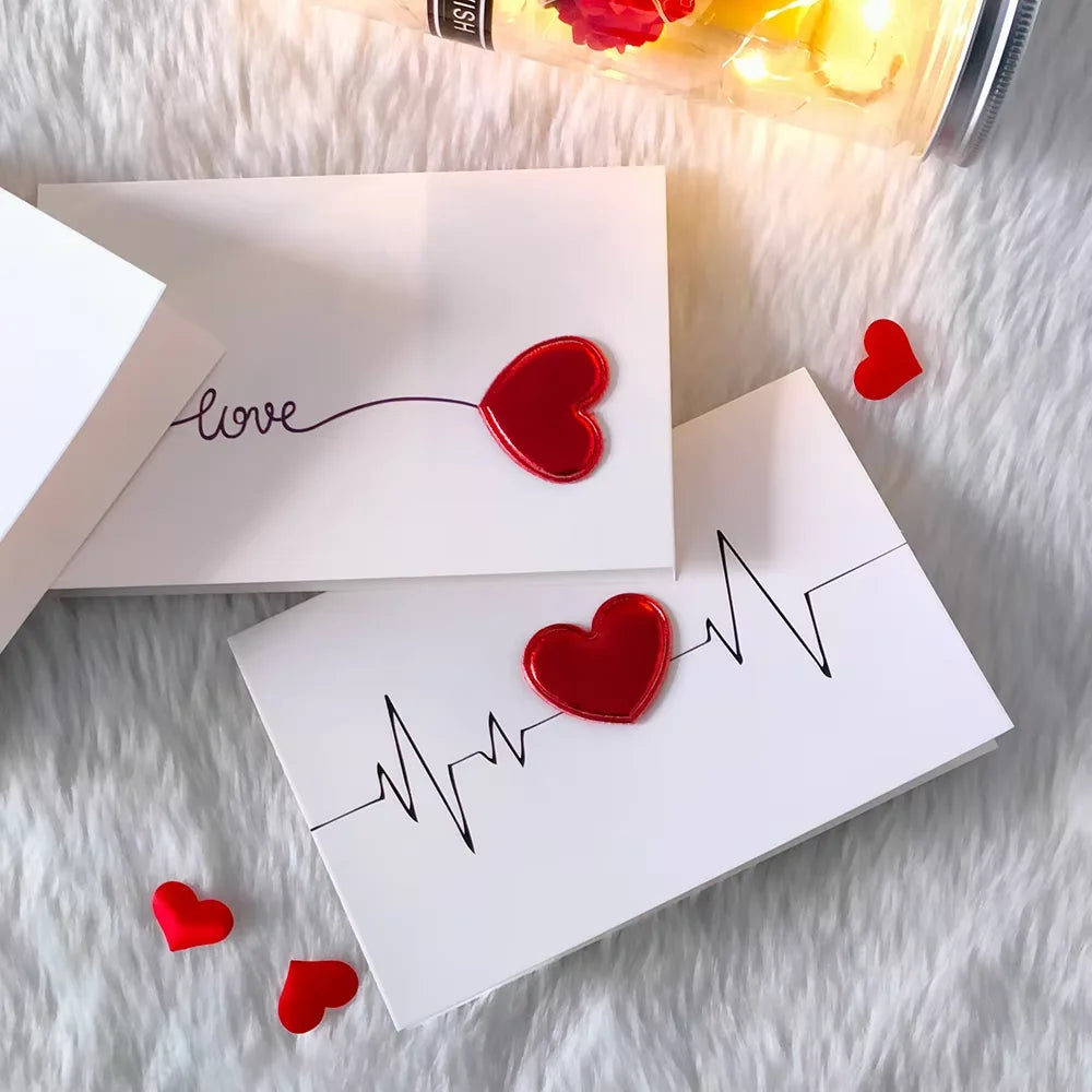 Cards Valentines Day Gift Love Postcard Wedding Invitation Greeting Cards Anniversary for Her Valentines Day Gift Card