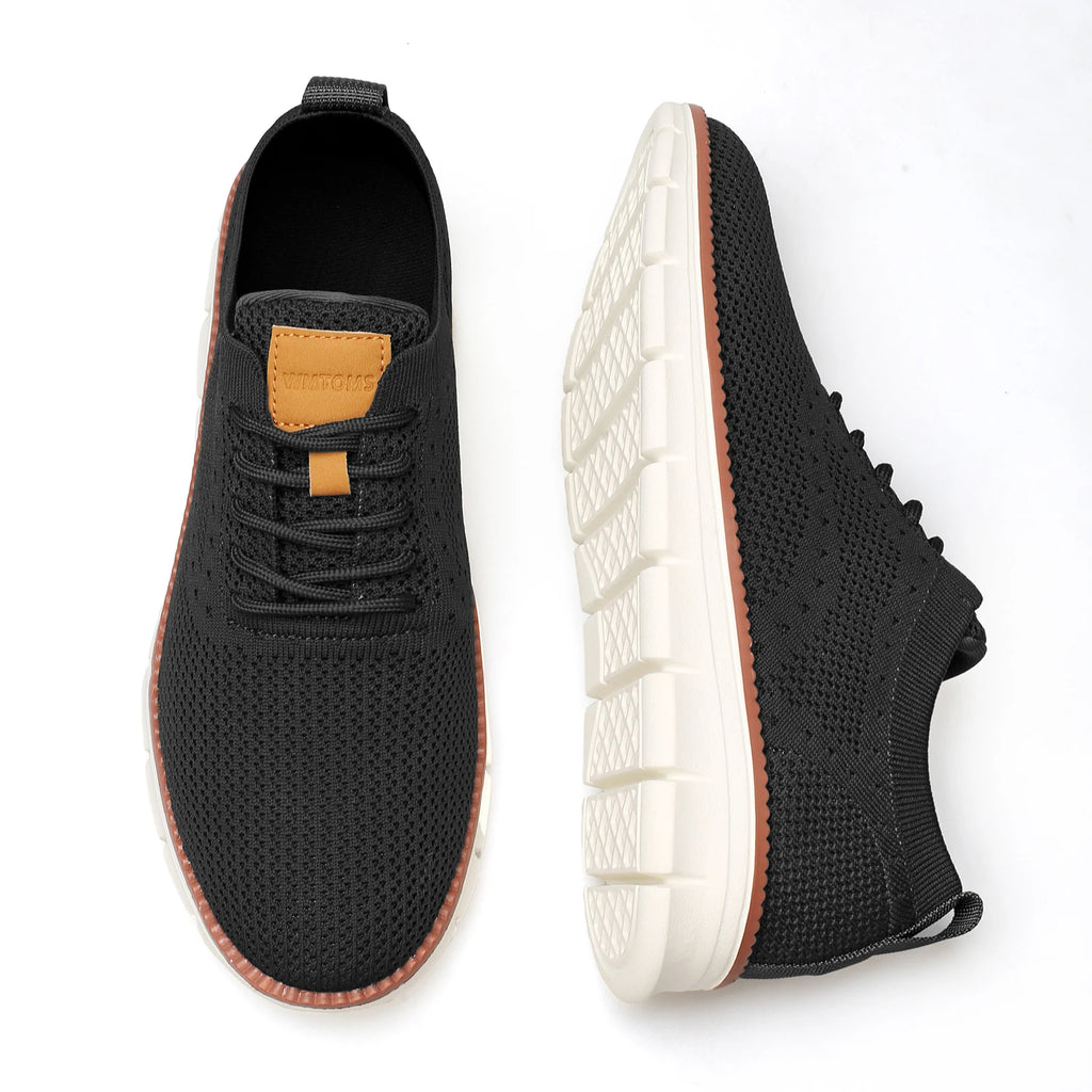 Sneakers Men Casual Shoes Classic Breathable Flats Shoes Loafers Versatile lightweight Walking Trendy Shoes for Men Black White