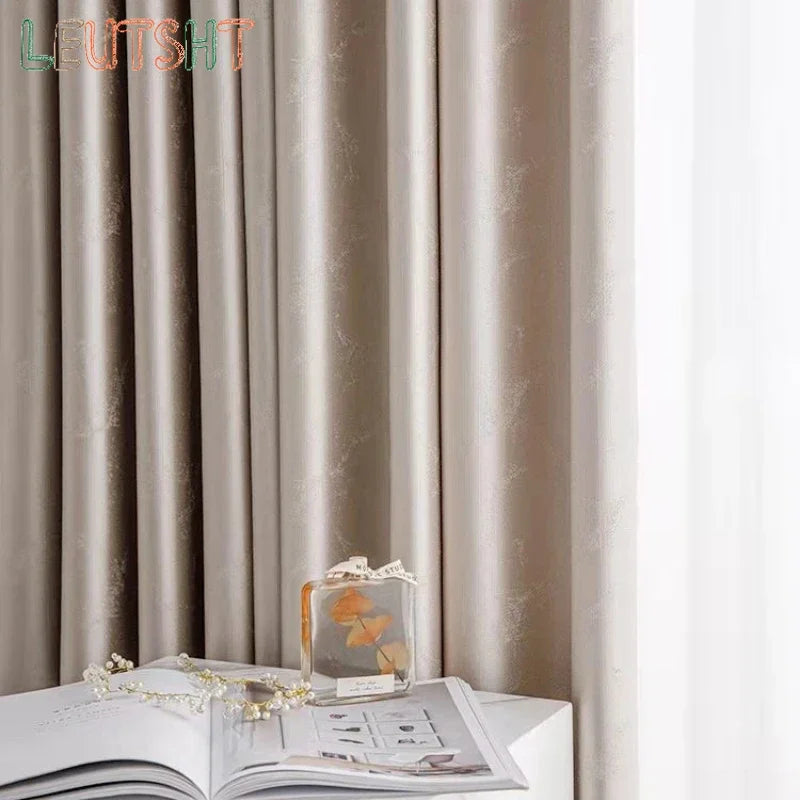 Home Decor Modern Fashion Curtains for Living Room Luxury Bedroom High-precision Elegant Sunshade Finished Customization