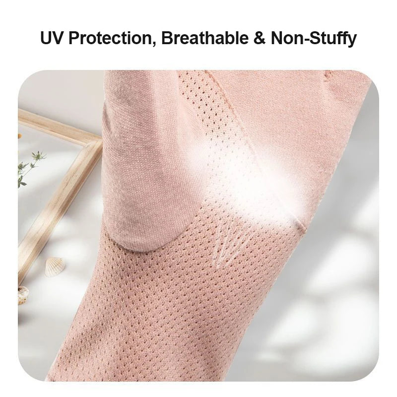 Manicure Gloves for Women Summer UV Protection Driving Anti-Tanning Cycling Lady Shopping Running Breathable Anti-Slip Gloves