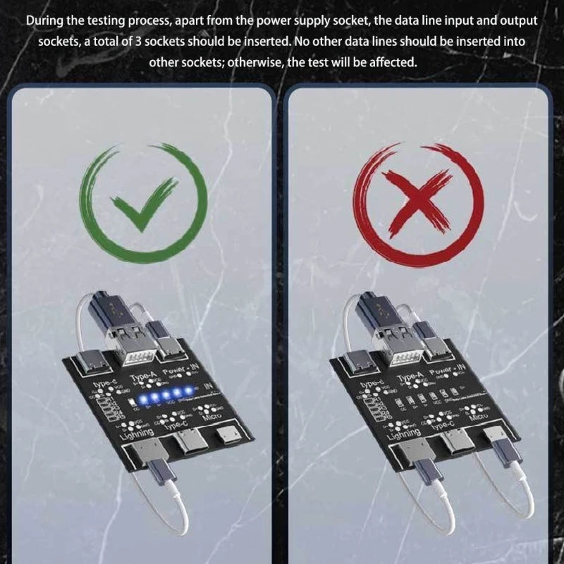 USB C Charging Cable Analyzers For Smartphone Devices Type C Port Testing And Electrical DIY Maintenance 896C