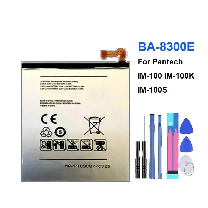 Mobile Phone Battery Stable Power Supply Safe And Reliable For Pantech IM-100 IM-100K IM-100S 3000Mah BA-8300E